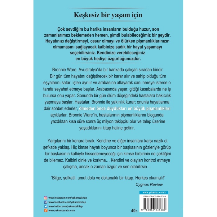 Ölmeden Önce En Çok Pişman Olduğumuz 5 Şey