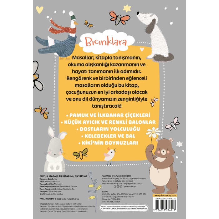 Bıcırıklara Büyük Masallar Kitabım