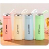 Pembe Renkli 400ml Çok Amaçlı İçi Cam Dışı Plastik Termos ( Çay Kahve Piknik Kamp Ofis Otel Kafe Okul )