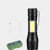 Ultra Güçlü 2500 Lumen 5w Cob Led Usb Şarjlı El Feneri Avcılık,kamp Feneri Deprem Çantalık Fener