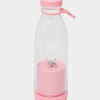 Pembe Renk Orijinal Taşınabilir Şarjlı El Blenderi 6 Ninja Bıçaklı