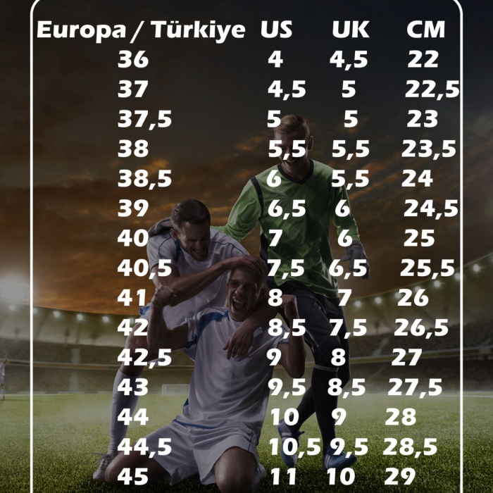 Halı Saha Krampon Unisex Futbol Ayakkabısı Beyaz Kırmızı Yolatf91-26
