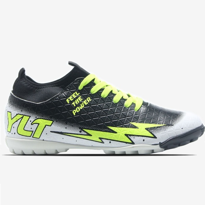 Halı Saha Krampon Unisex Futbol Ayakkabısı Beyaz Fosfor Sarı Garantili Lisanslı F91-27
