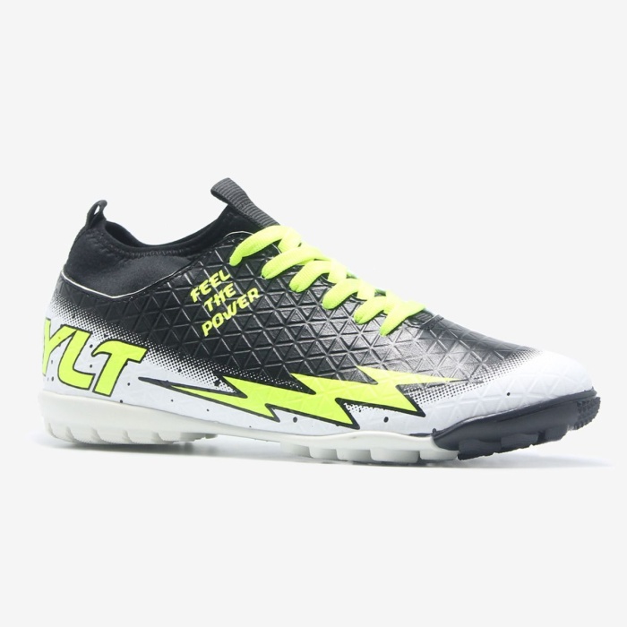 Halı Saha Krampon Unisex Futbol Ayakkabısı Beyaz Fosfor Sarı Garantili Lisanslı F91-27