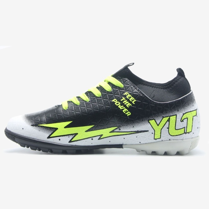 Halı Saha Krampon Unisex Futbol Ayakkabısı Beyaz Fosfor Sarı Garantili Lisanslı F91-27