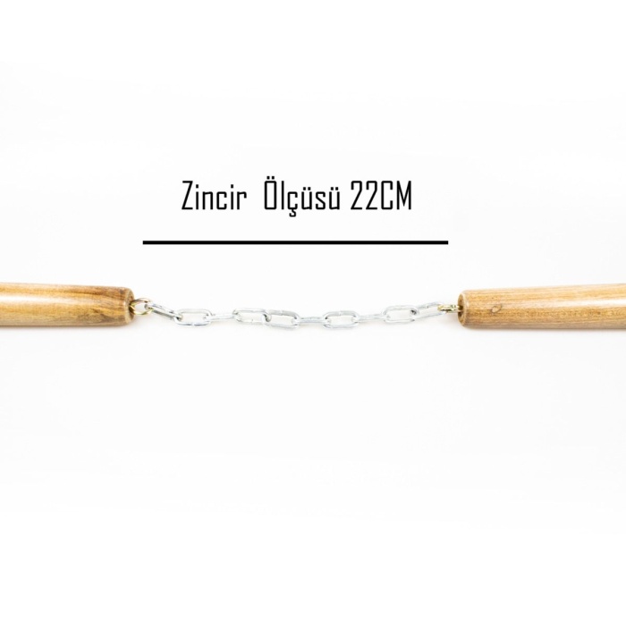 Nunçaku & Mınçıka Profosyonel 72CM Ceviz, Dişbudak Ağacı Seçenekleri  MNCKY25-1
