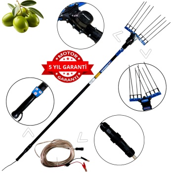 FORZA FRZ2400 TELESKOPİK DEVİR AYARLI AKÜLÜ ZEYTİN HASAT MAKİNESİ