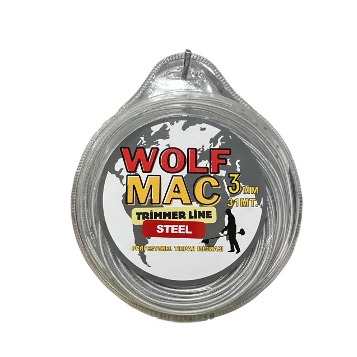 WOLFMAC MİSİNA ÇELİK 3MM 31MT