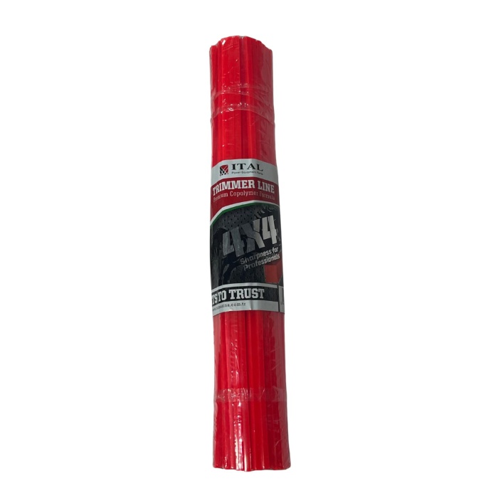 İTAL MİSİNA KESİK 4MM 28CM KARE