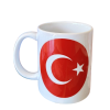 türk bayrağı oval temalı kupa