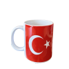 türk bayrağı (dikdörtgen) temalı kupa