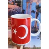 türk bayrağı (dikdörtgen) temalı kupa