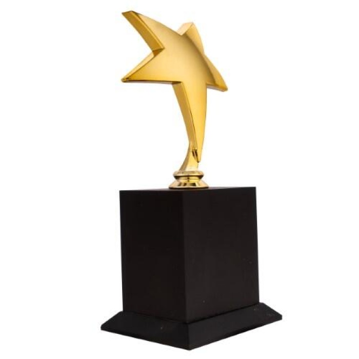 Yıldız Figürlü Ödül Kupası 18 cm.baskılı