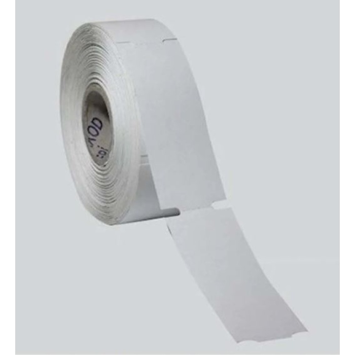 100X38 KARTON RAF ETİKETİ ORTADAN DELİKLİ 350 Lİ