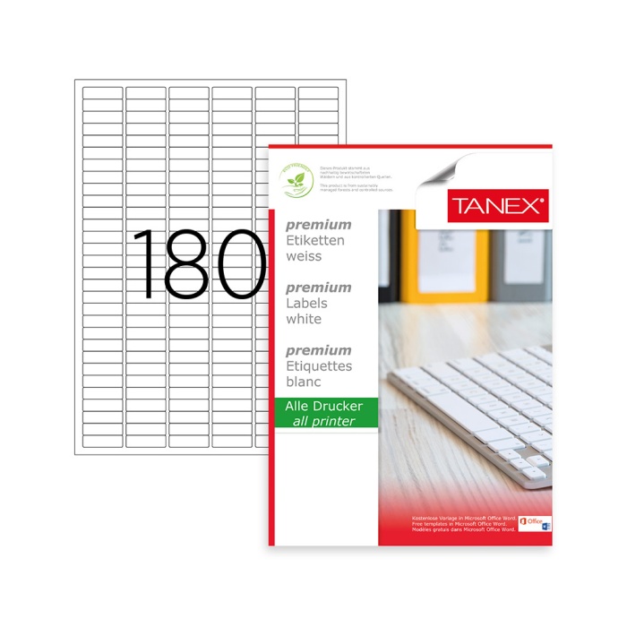 Tanex Tw-2060 30X9 Lazer Etiketi