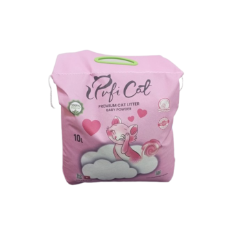 Pufi Cat Bebek Pudralı Kedi Kumu 10LT