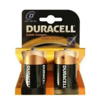 DURACELL LR20 D BÜYÜK  PİL 2Lİ KART (4434)