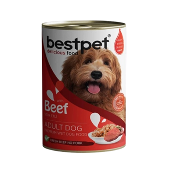 Bestpet Yetişkin Köpek Dana Yaş Mama 400gr x24