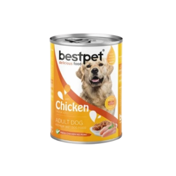 Bestpet Yetişkin Köpek Tavuklu Yaş Mama 400gr x24
