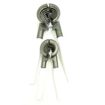 2 PARÇA  SET METAL FINDIK - CEVİZ KIRACAK BEYAZ SAPLI (4434)