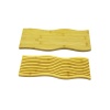 DİKDÖRTGEN ÇİFT TARAFLI : DÜZ - DALGALI OYUK DESENLİ AHŞAP BAMBU SUNUM TEPSİ 15X39CM (4434)