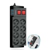 Isıya Dayanıklı Termal Akım Korumalı 2 Metre 16A 4000W 8li Priz ve 3 Usb Li Uzatma Kablosu (4434)