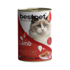 Bestpet Yetişkin Kedi Kuzu Yaş Mama 400gr x24