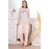 İ̇nterlok Pijama Takımı Somon