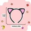 Kedi Kulak Taç Etek Kuyruk Ve Papyon 4 Lü Set Çocuk Pembe