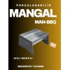 Katlanabilir Mangal - Portatif Katlanabilir Kamp ve Piknik Mangalı 1 MM Kalınlık (290290)