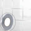 0.5 Cm Kalınlık Gümüş Fayans Arası Şerit Bandı 50 Metre Banyo Derz Dekor Bandı (290290)