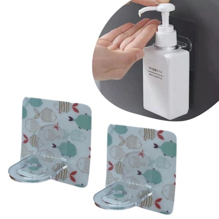 Süper Yapışkanlı Çok Amaçlı Cember Askı 2 Adet (4434)