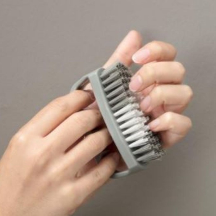 Tutamaçlı Plastik Pratik Tırnak ve Kıyafet Yaka Temizlik Fırçası- TP-113 (4434)