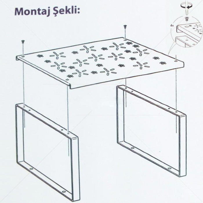 Dolap İçi Raf Düzenleyici Raf (290290)