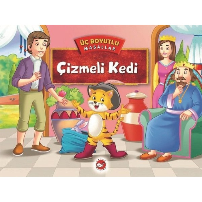 Üç Boyutlu Masallar - Çizmeli Kedi (Ciltli)  (4022)