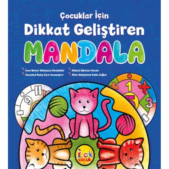 Çocuklar İçin Dikkat Geliştiren Mandala  (4022)