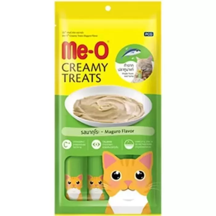 Meo Kremalı Mavi Yüzgeçli Orkinos Balıklı Kedi Sıvı Ödül Maması 4x15 Gr