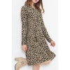 Süet Elbise Leopar - 12088.1234.