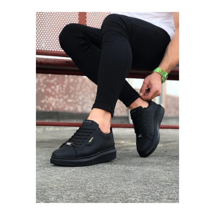 WG01 Siyah Erkek Casual Ayakkabı