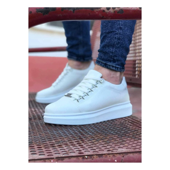 WG08 Gri Düz Erkek Casual Ayakkabı