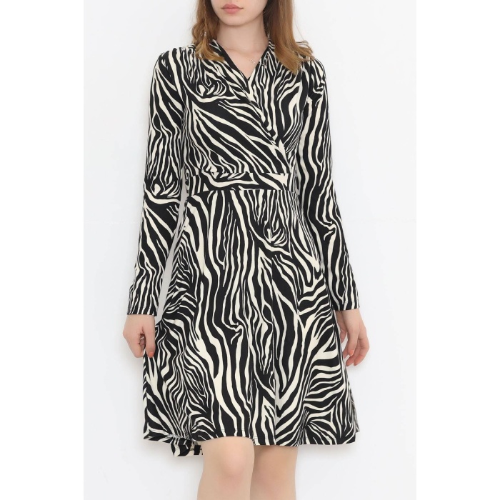 Süet Elbise Zebra - 12088.1234.