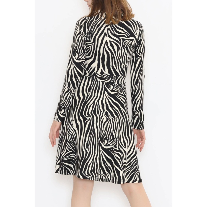 Süet Elbise Zebra - 12088.1234.