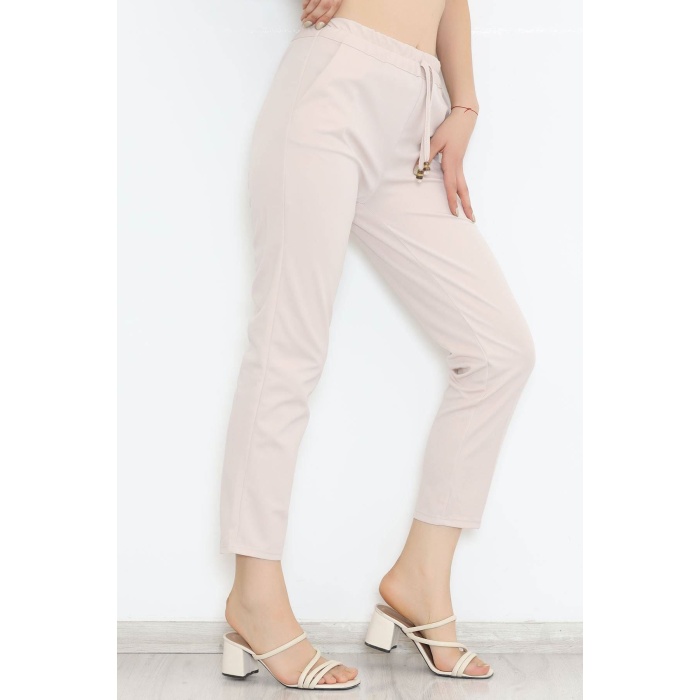 Beli Lastikli Pantolon Taş - 9189.1361.