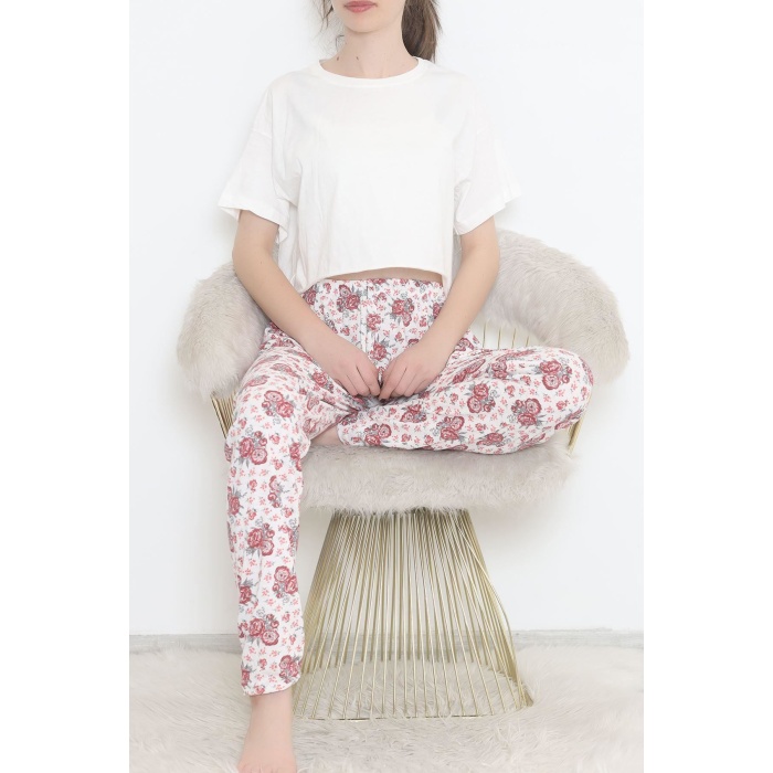 Pijama Altı Beyazçiçek - 11549.1048.