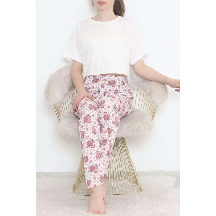 Pijama Altı Beyazçiçek - 11549.1048.