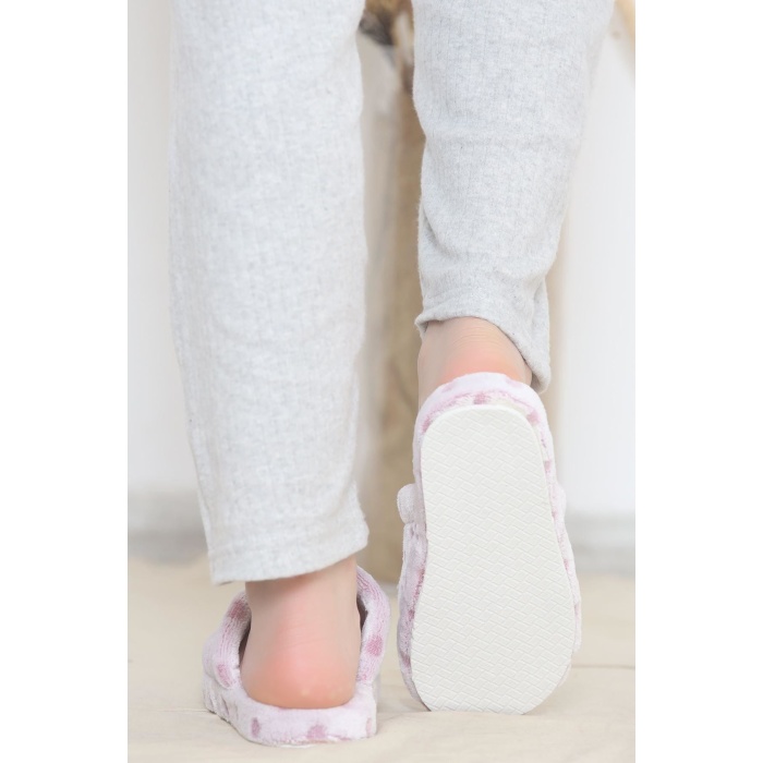 Puanlı Peluş Terlik Lila - 12363.264.