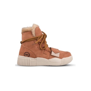 Mp 242-1876, Taba Süet Kadın Bağcıklı Spor Bot