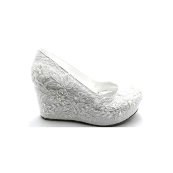 PUNTO Dolgu Taban Gelin Ayakkabısı