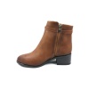 PUNTO 325035 Taba 5 Cm Fermuarlı Kadın Bot