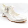 Mini Women Gümüş Kız Çocuk Topuklu Abiye Ayakkabı